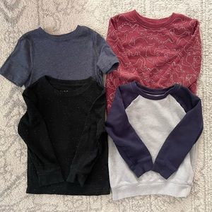 BUNDLE | CAT & JACK | OLD NAVY | Boy’s Shirt and Sweatshirt Fall/Winter | 3t